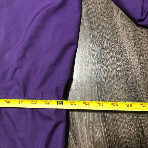 Vintage Eastern Mountain Sports (EMS) Purple Half-Zip Anorak Windbreaker Jacket - Picture 11 of 13